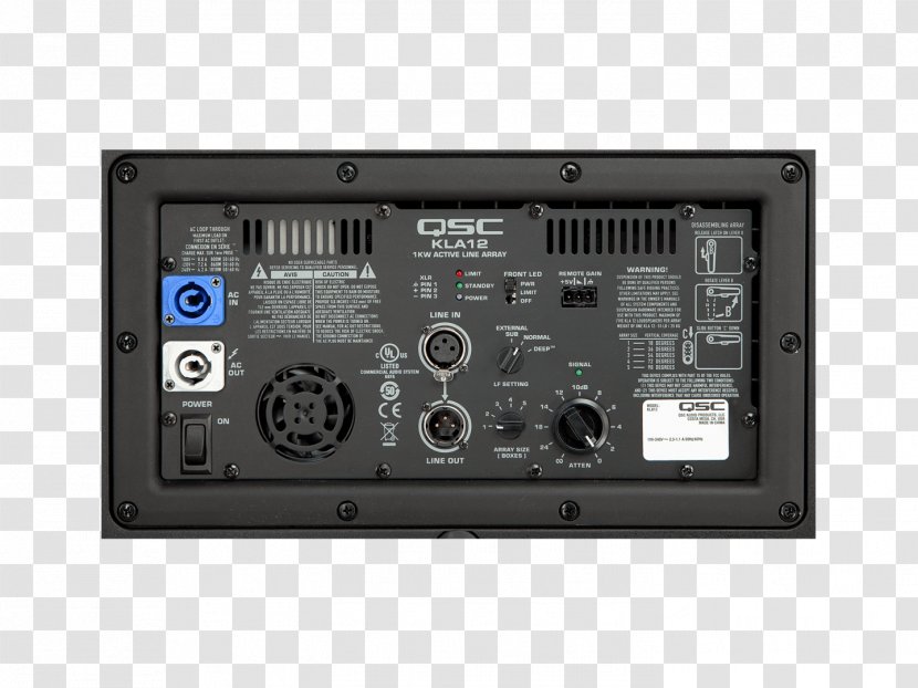 Line Array Loudspeaker QSC Audio Products Subwoofer - Equipment Transparent PNG