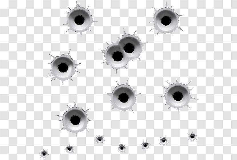 Bullet Royalty-free Stock Photography - Gunshot - Vector Holes ...