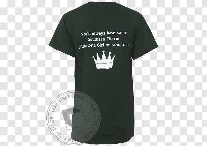 Printed T-shirt Zeta Tau Alpha Sleeve - Heart - Girls Crown Transparent PNG
