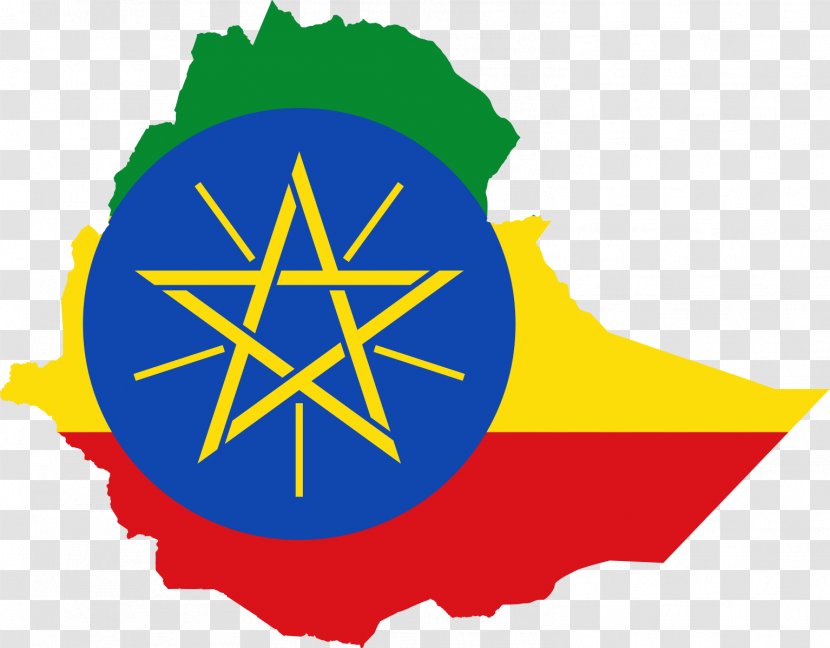 Flag Of Ethiopia Regions National Transitional Government - Map Transparent PNG