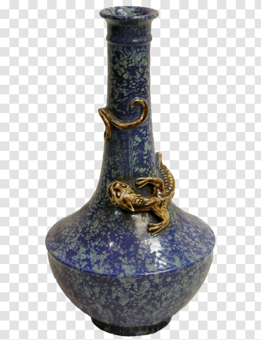 Vase Ceramic Pottery Cobalt Blue Jug - Cat--chinese Transparent PNG