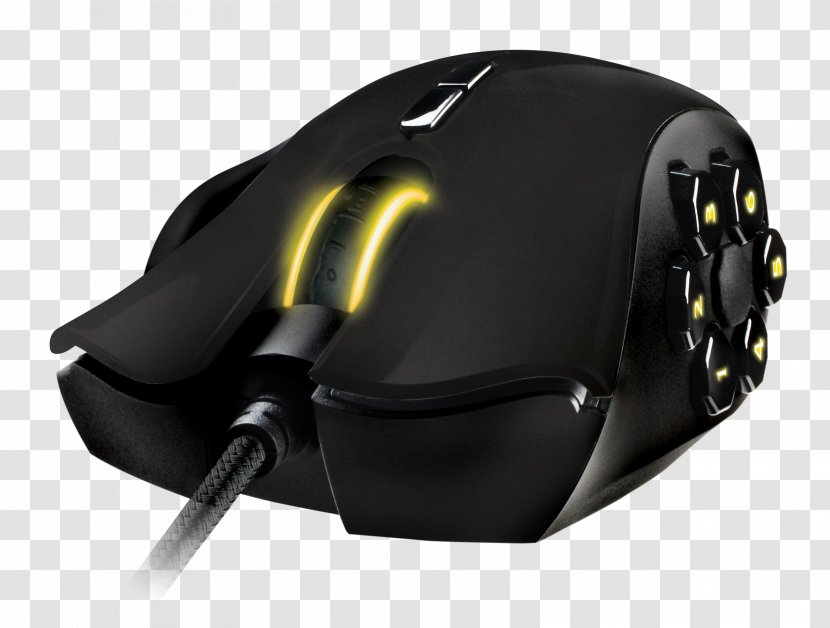 Computer Mouse Razer Naga Hex V2 Multiplayer Online Battle Arena - Electronic Device Transparent PNG
