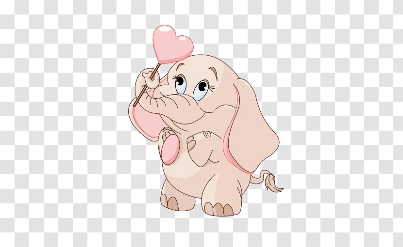 Elephant Cartoon Clip Art - Frame - Love Baby Transparent PNG