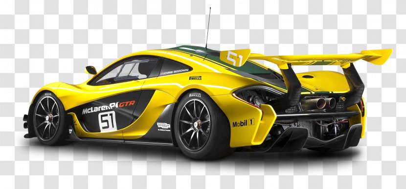 Geneva Motor Show McLaren P1 F1 GTR Automotive - Mclaren - Yellow Car Transparent PNG