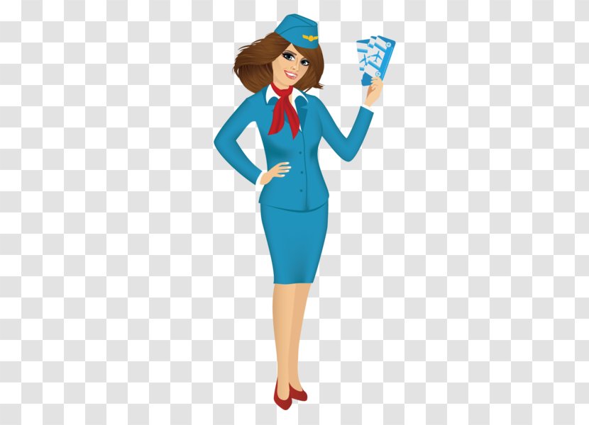 Airplane Flight Attendant Clip Art Vector Graphics - Aircraft Cabin Transparent PNG