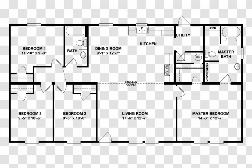 Paper Floor Plan Line - Drawing - Design Transparent PNG