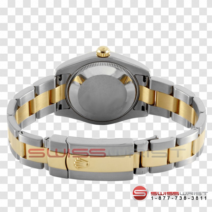 Platinum Rolex Watch Strap Transparent PNG