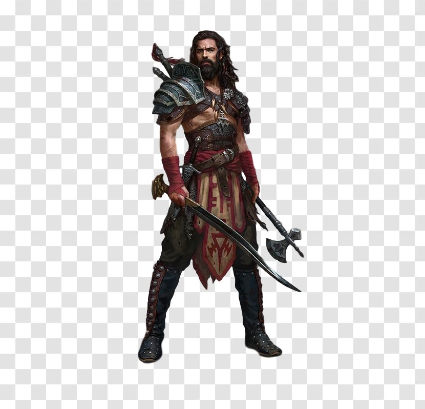 Dungeons & Dragons Pathfinder Roleplaying Game Role-playing Warrior Player Character - Action Figure Transparent PNG