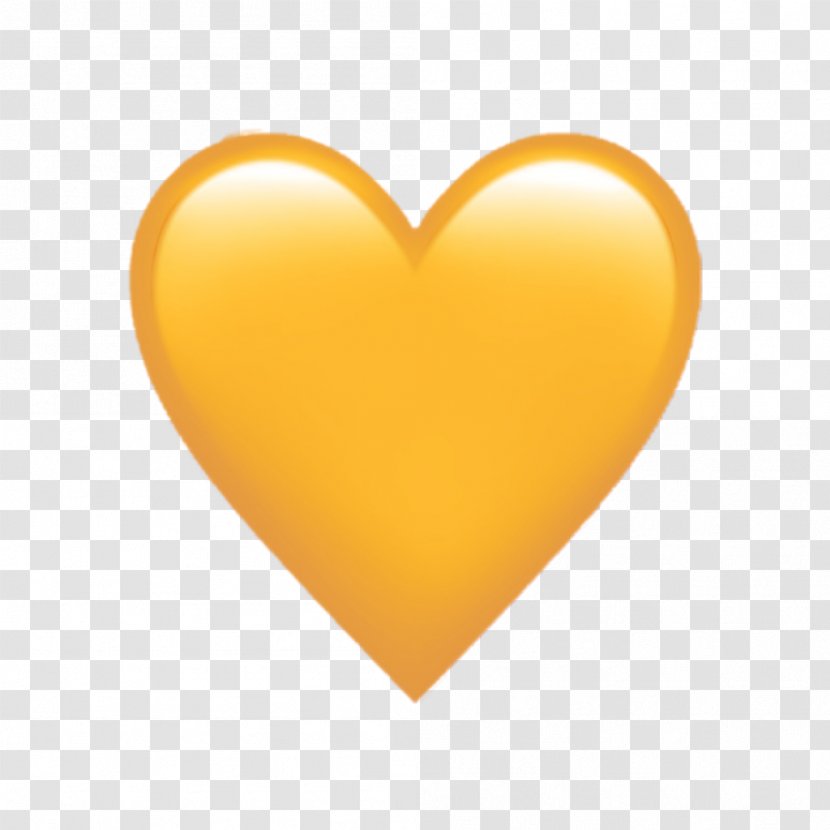 Love Background Heart - Yellow - Logo Symbol Transparent PNG