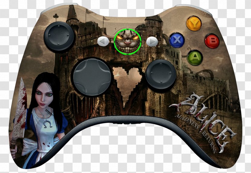 Halo: Combat Evolved Anniversary Alice: Madness Returns Xbox 360 Controller - Playstation 3 Transparent PNG