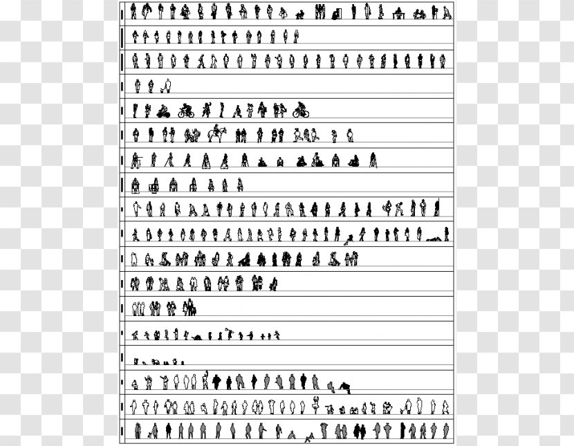 Computer-aided Design Drawing Architecture - Silhouette Transparent PNG