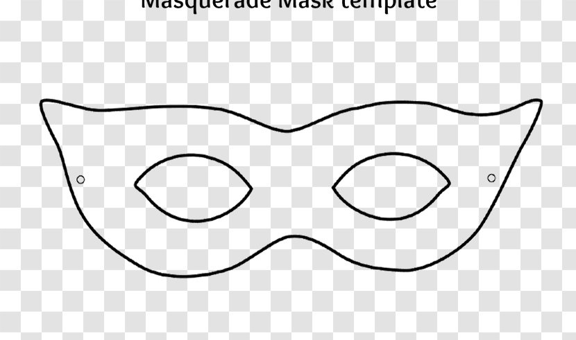 Mask Template Masquerade Ball Coloring Book - Cartoon - Deer Draw Transparent PNG