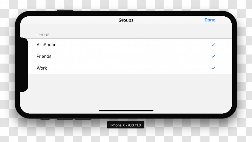 IPhone X Responsive Web Design Button - Ios 11 - Iphonex Transparent PNG
