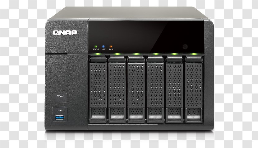 QNAP TS-653A Network Storage Systems TS-653B Data Qnap Tvs-663-8g 6 Bay - Ts463urp Nas Server Sata 6gbs Transparent PNG