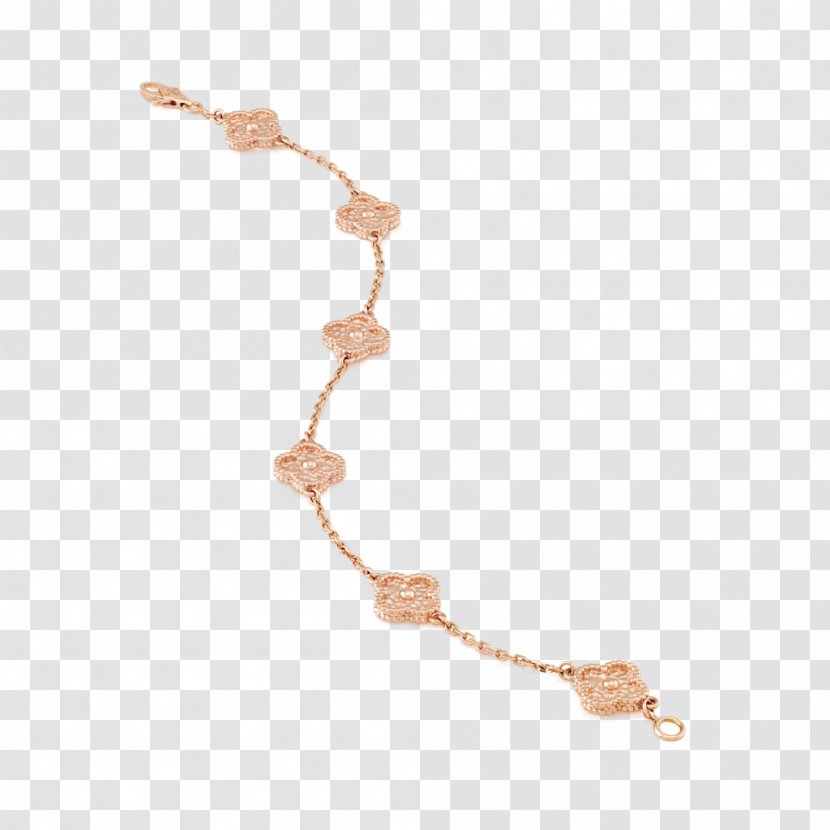 Necklace Bracelet Van Cleef & Arpels Jewellery Alhambra - Gold Transparent PNG