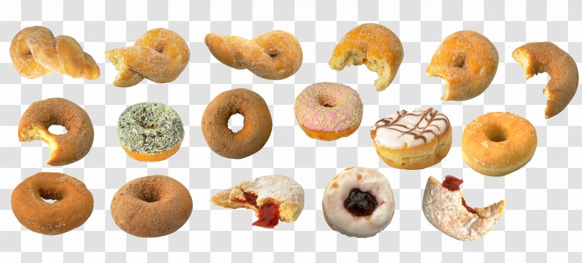 Cider Doughnut Bagel - Cannabis Variety Of Donuts Transparent PNG