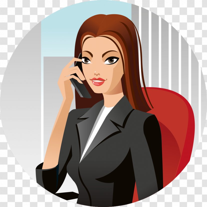 Woman Businessperson - Silhouette Transparent PNG