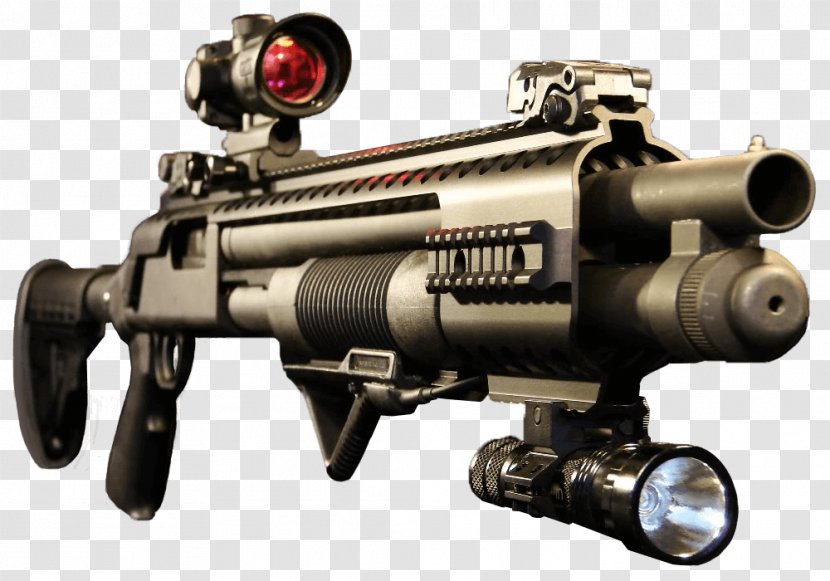 Airsoft Guns Firearm Ranged Weapon Trigger - Cartoon - Machine Gun Transparent PNG