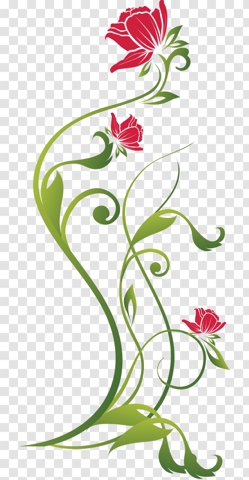 Flower Pattern - Floral Design - Pink Transparent PNG