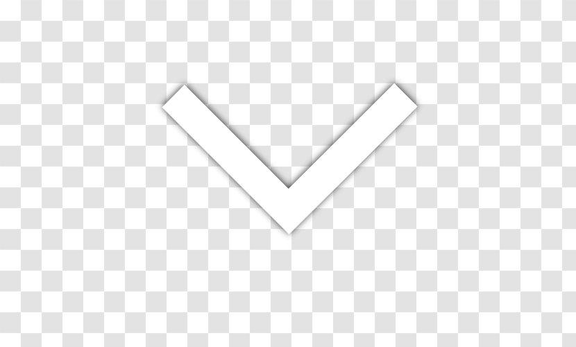Arrow Logo - Symbol - White Down Transparent PNG