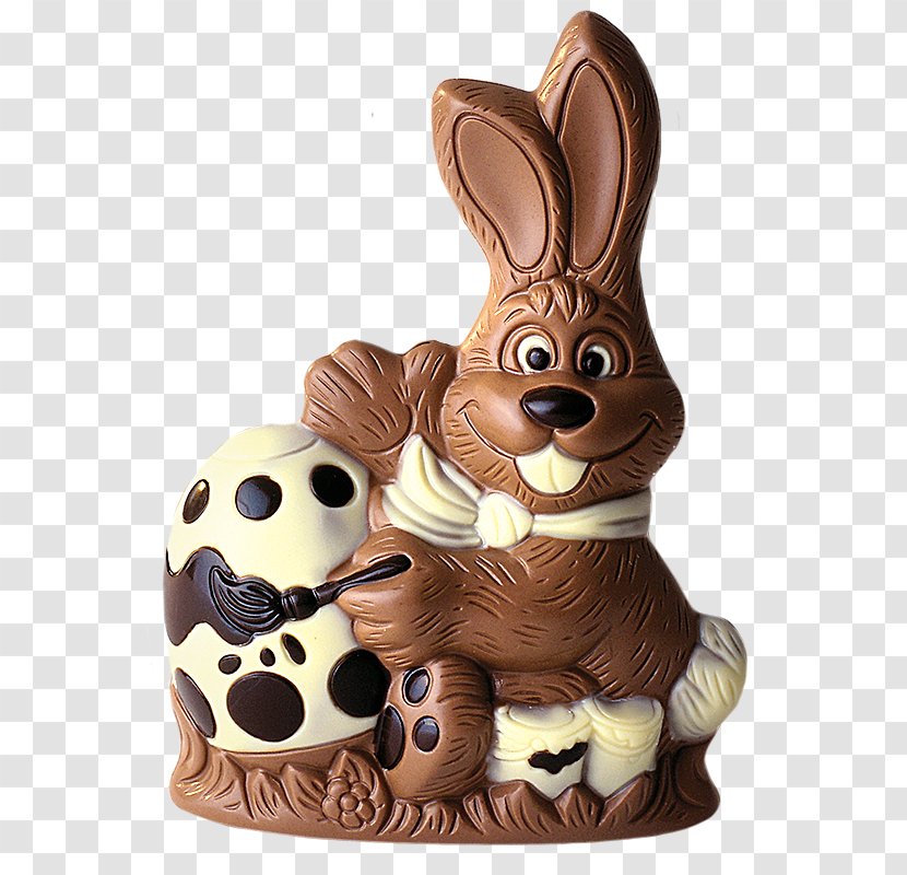 Easter Bunny Figurine Animal - Chocolate Transparent PNG