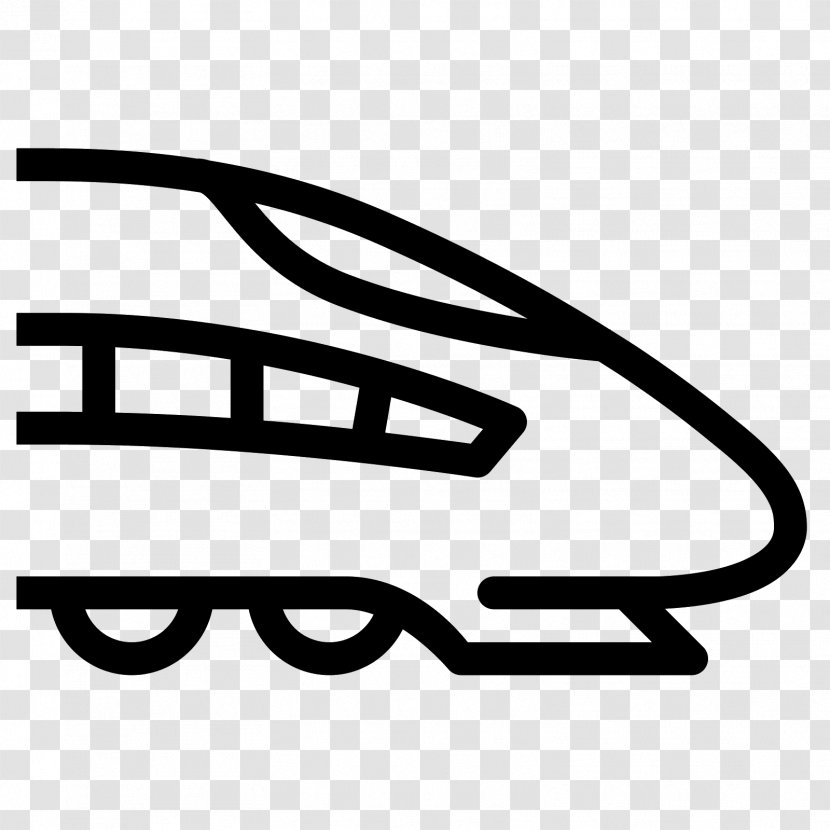 Train Icon - Highspeed Rail - Vehicle Line Art Transparent PNG