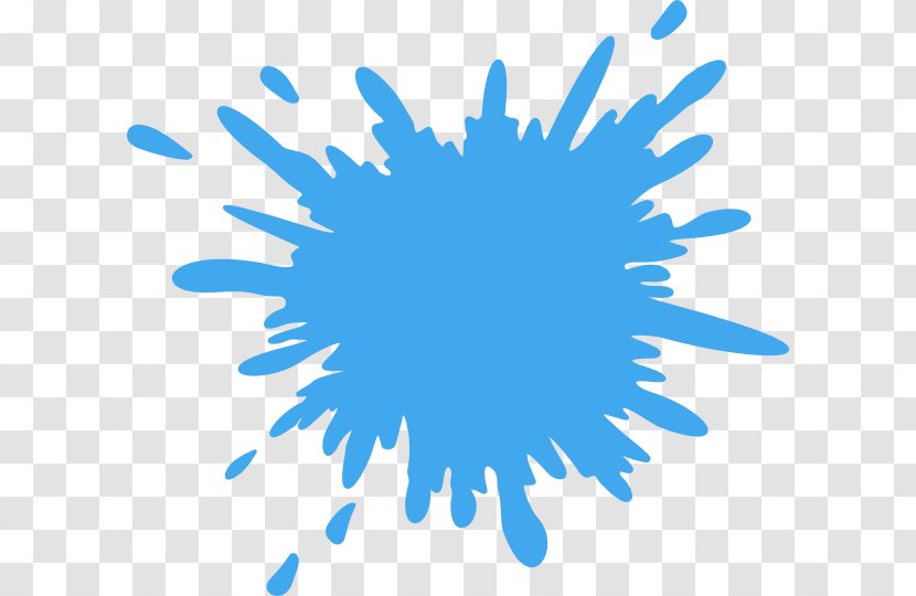 Splash Clip Art - Blue Transparent PNG
