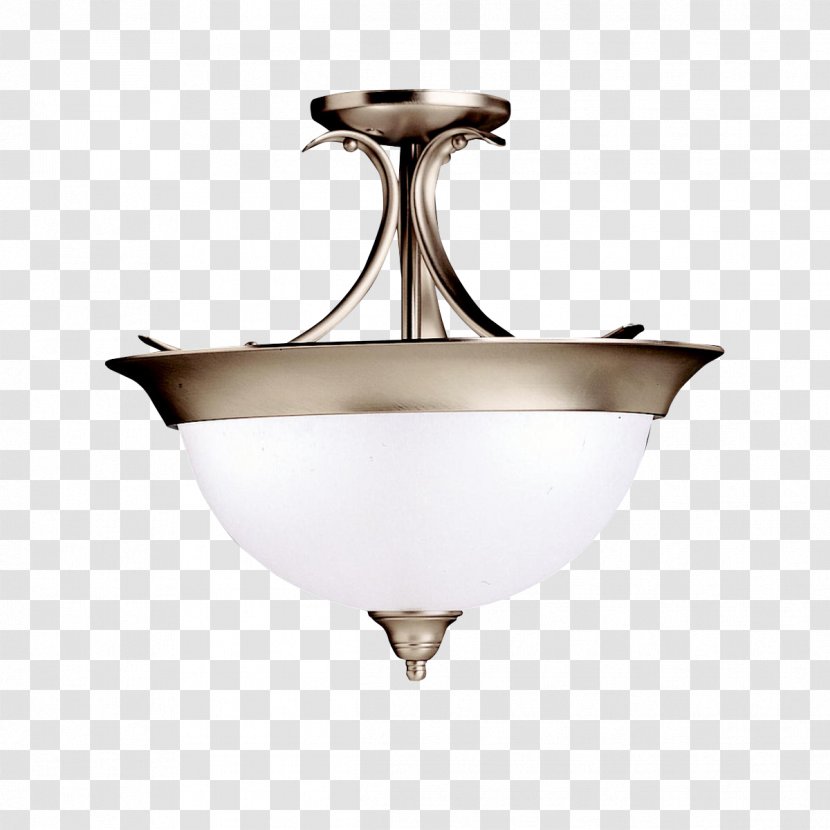 Light Fixture Brushed Metal Pendant Lighting - Ceiling Transparent PNG