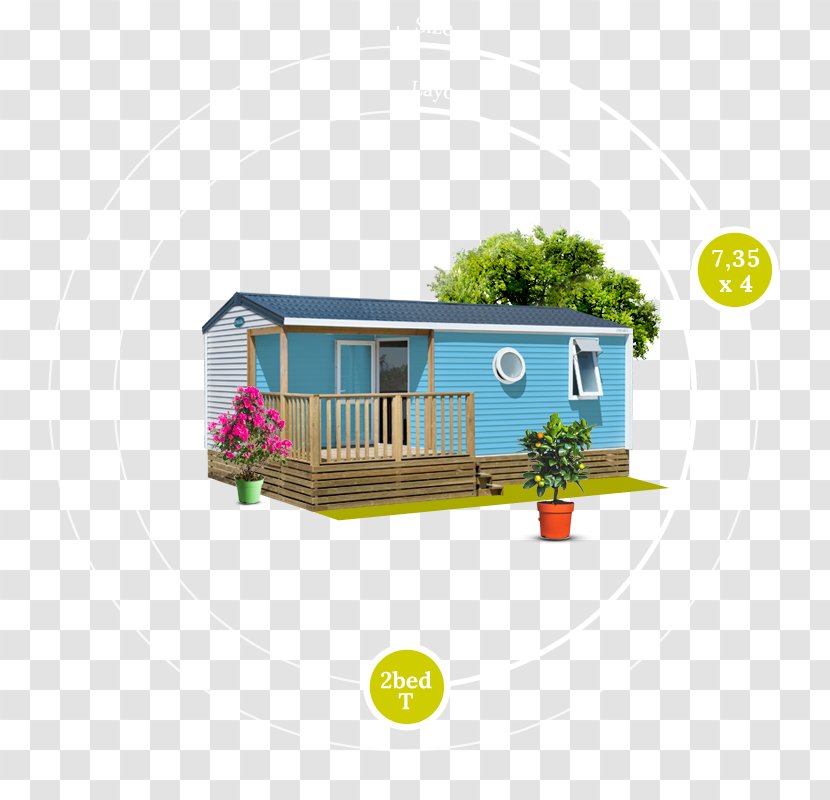 Mobile Home Campsite Bedroom Renting - Terrace Transparent PNG