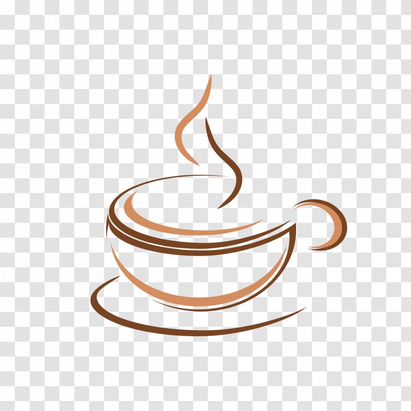 Cafe Coffee Logo Restaurant - Serveware - CAPUCCINO Transparent PNG