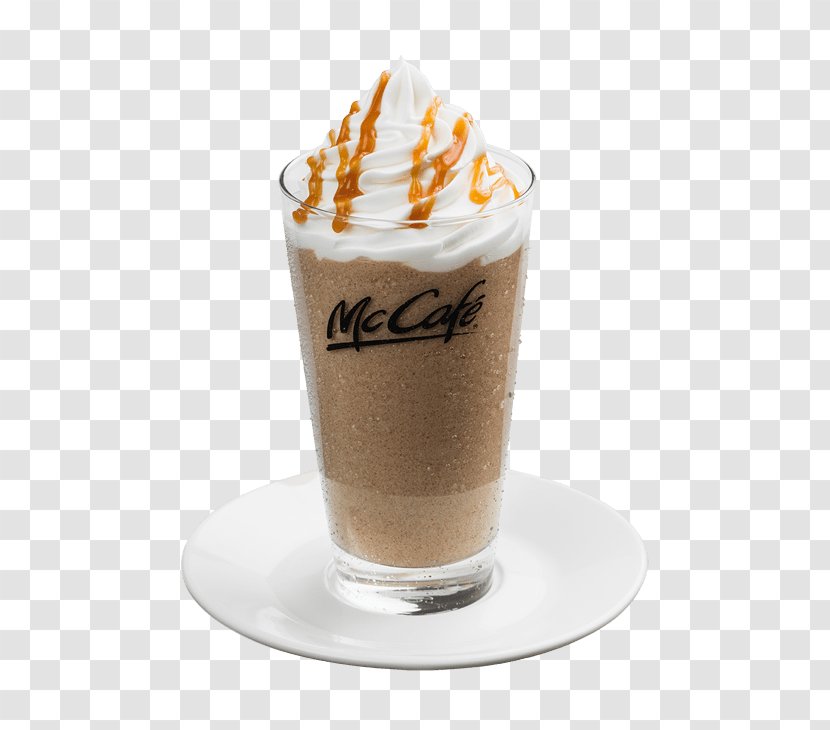 Affogato Frappé Coffee Caffè Mocha Milkshake Latte Macchiato - Dairy Product - Caramel Frappe Transparent PNG