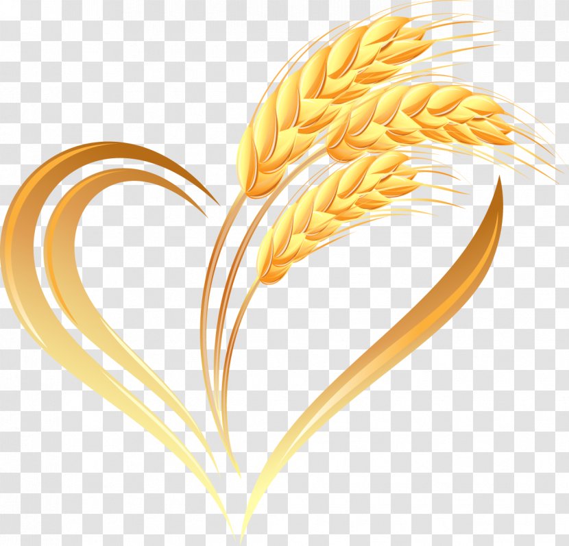 Wheat Logo Ear - Creative Heart Transparent PNG