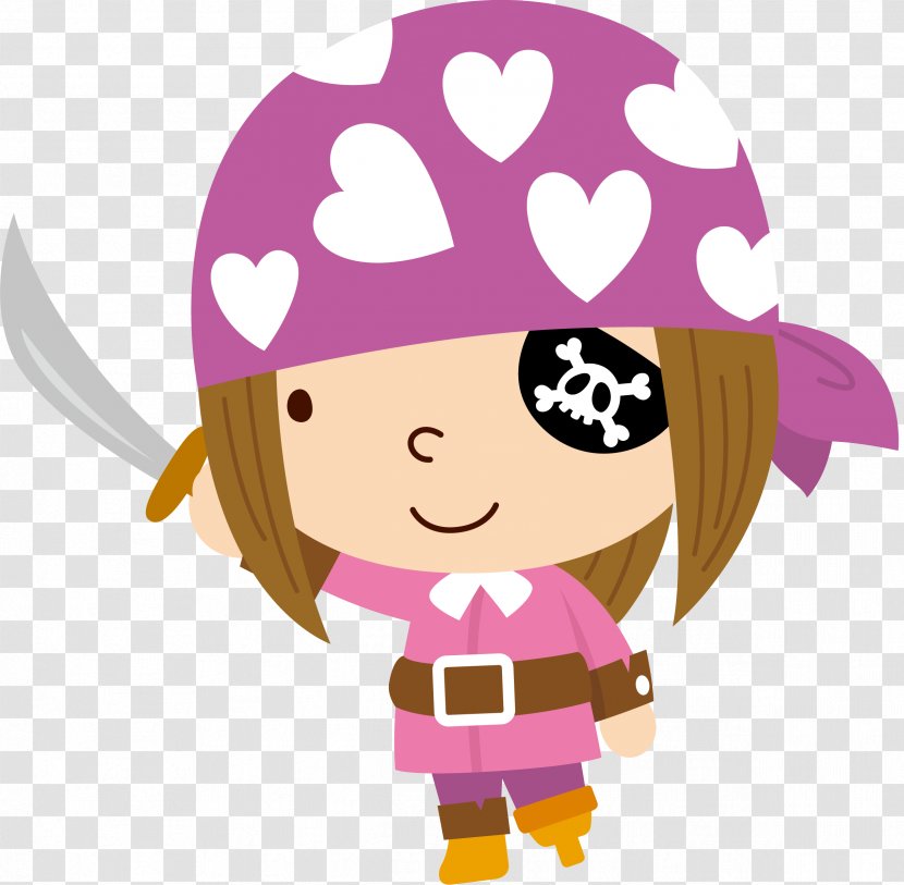 Piracy Drawing Party Clip Art - Heart - Pirate Transparent PNG