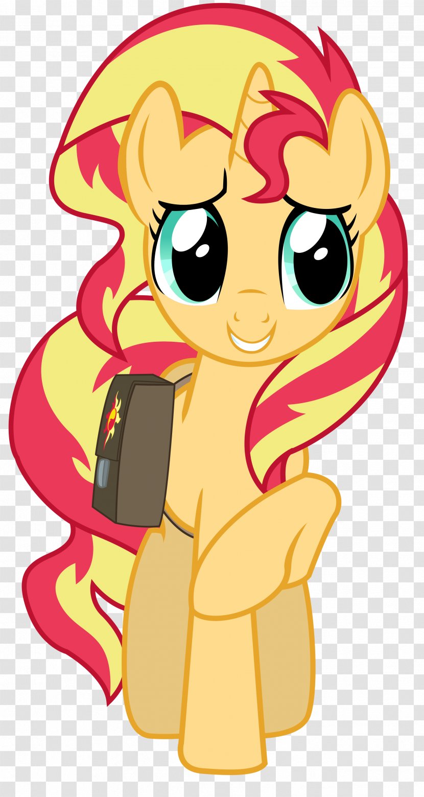 Pony Sunset Shimmer Princess Celestia Flash Sentry Cheerilee - Cartoon - Horse Transparent PNG