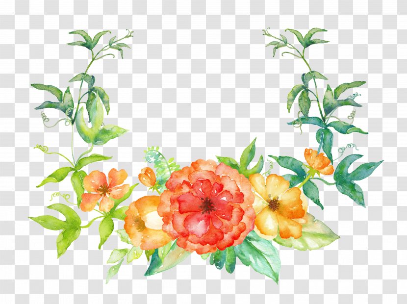 Flower Bouquet Floral Design Clip Art Gift - Flowering Plant - Hawaiian Drawing Transparent PNG