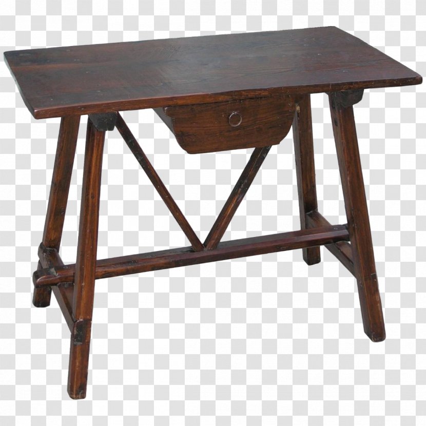 Bedside Tables DESCELTO Furniture Coffee - Antique - Picnic Table Top Transparent PNG