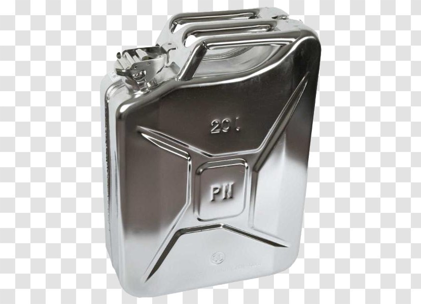 Jerrycan Metal Stainless Steel Fuel - Tank Transparent PNG