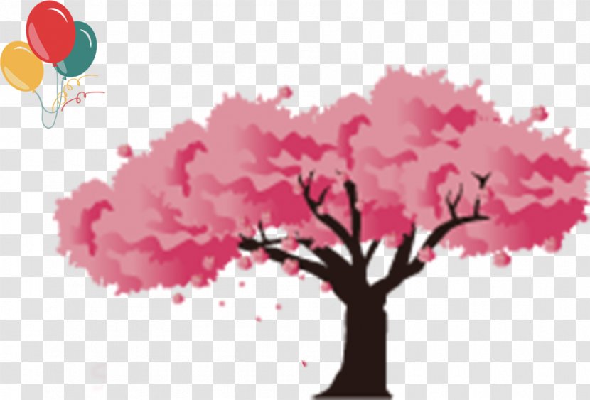 Japan Cherry Blossom Google Images - Spring - Hand-painted Tree Transparent PNG