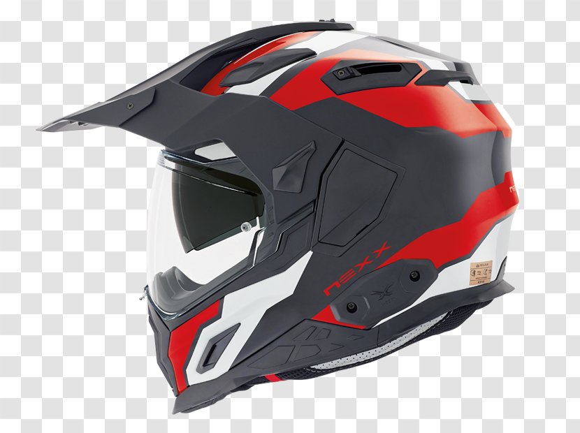 Motorcycle Helmets Nexx XD1 Baja - Red - Mechanical Speedometer Chopper Transparent PNG