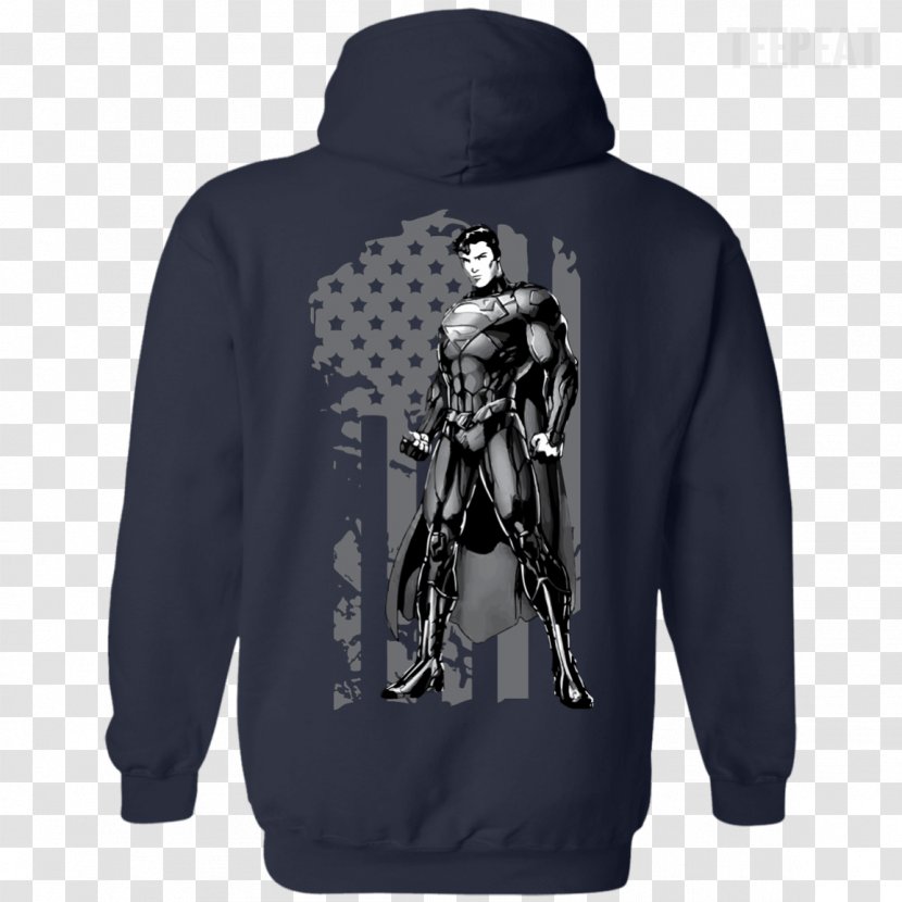 Hoodie T-shirt Father Sweater - Sweatshirt - Woman Superman Transparent PNG