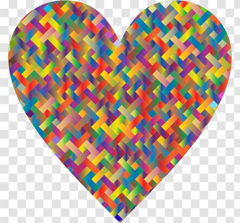 Heart Rhombus Clip Art - Weaving Transparent PNG