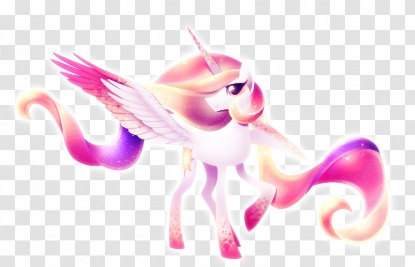 Unicorn Pink M Figurine - Wing Transparent PNG