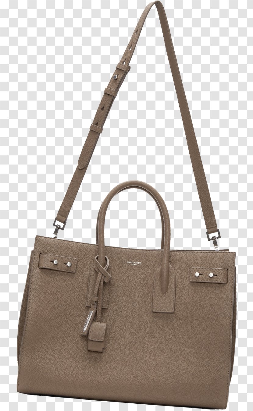 Tote Bag Baggage Handbag Buckle - Brown Transparent PNG