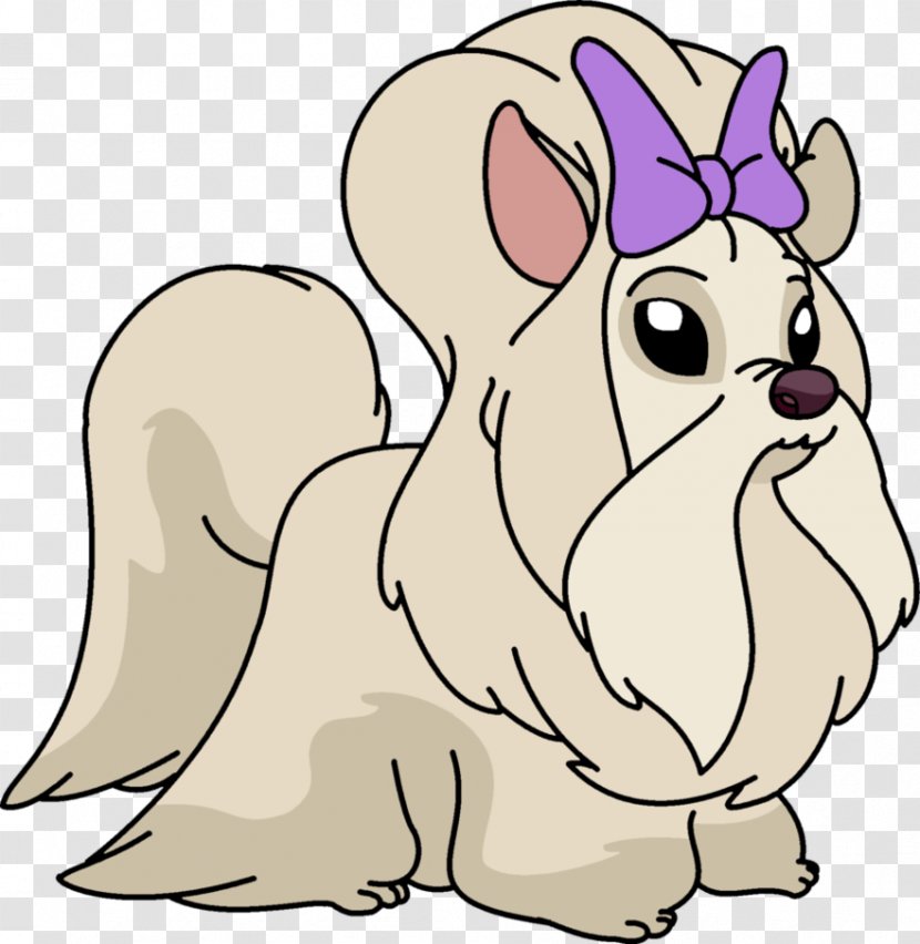 Lilo & Stitch Whiskers Puppy Art - Silhouette - Shi Tzu Transparent PNG