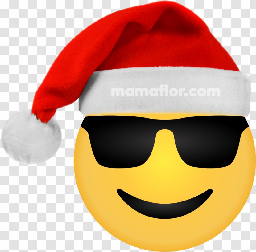 Smiley Emoji Emoticon Sticker Christmas - Photocall - Con Lentes Transparent PNG