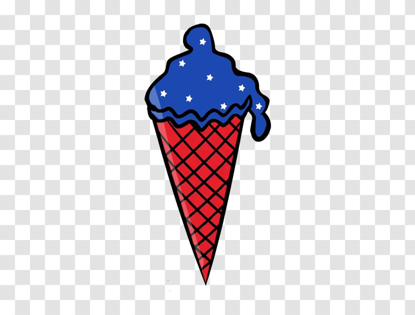 Ice Cream Cones Line Cobalt Blue Point Clip Art Transparent PNG