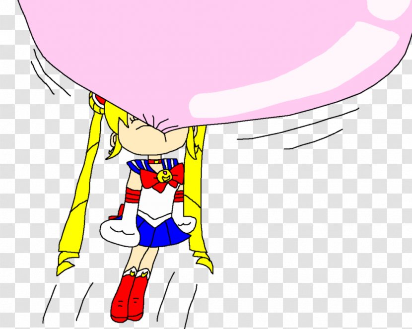 Chewing Gum Bubble Sailor Moon Art - Frame Transparent PNG