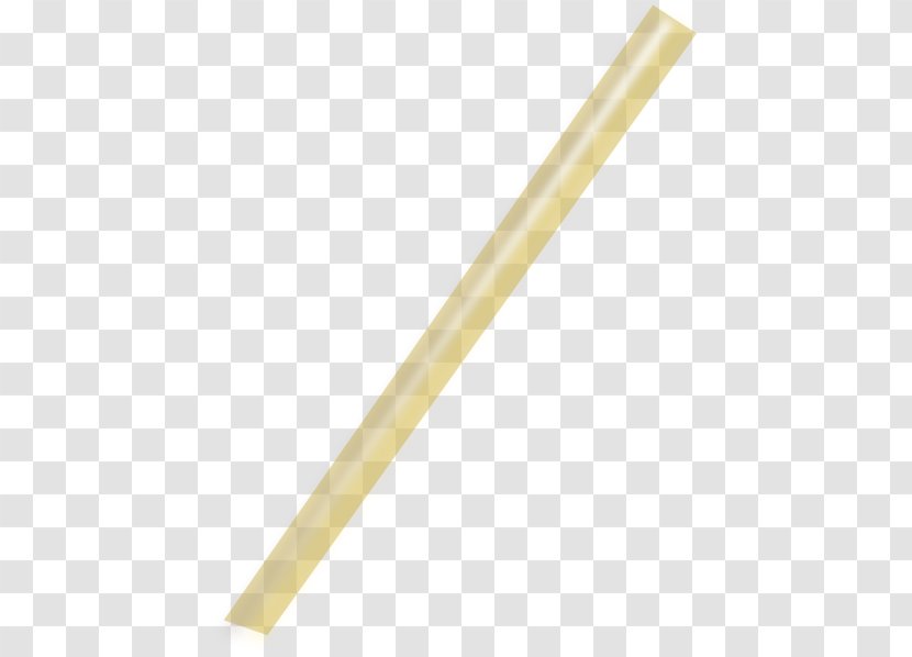 Yellow Angle - Material - Drinking Straw Cliparts Transparent PNG