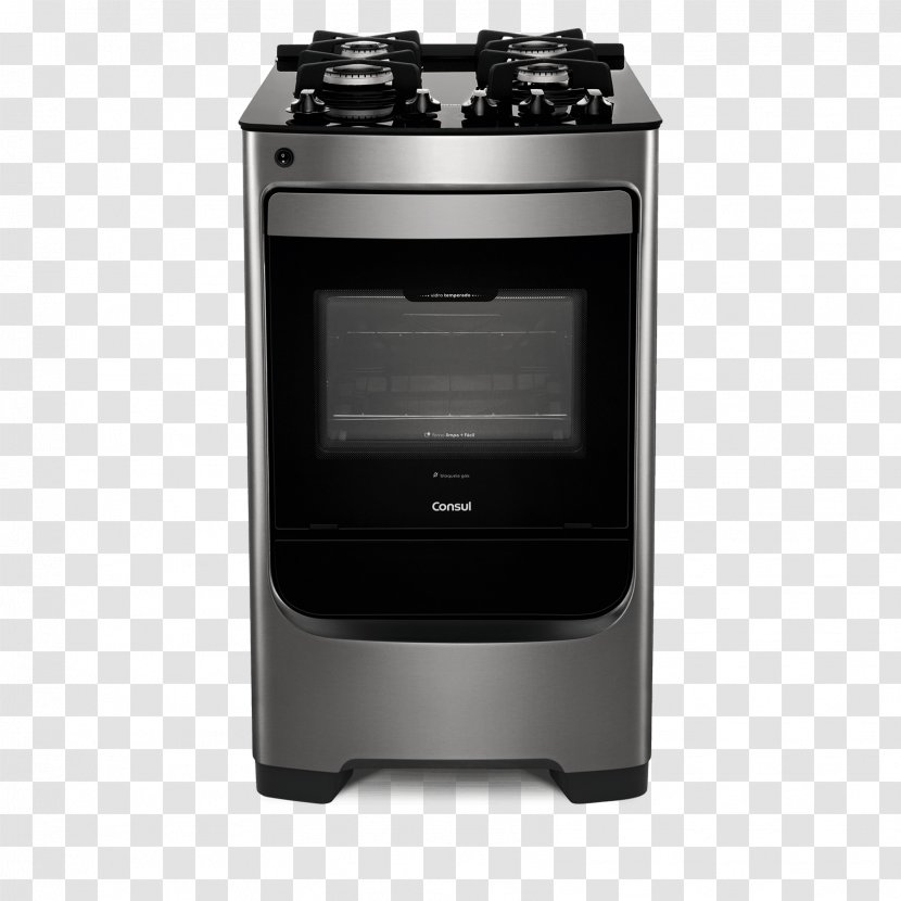 Cooking Ranges Consul S.A. Stainless Steel Gas Stove Erva Doce CFO4N - Small Appliance - Sa Transparent PNG