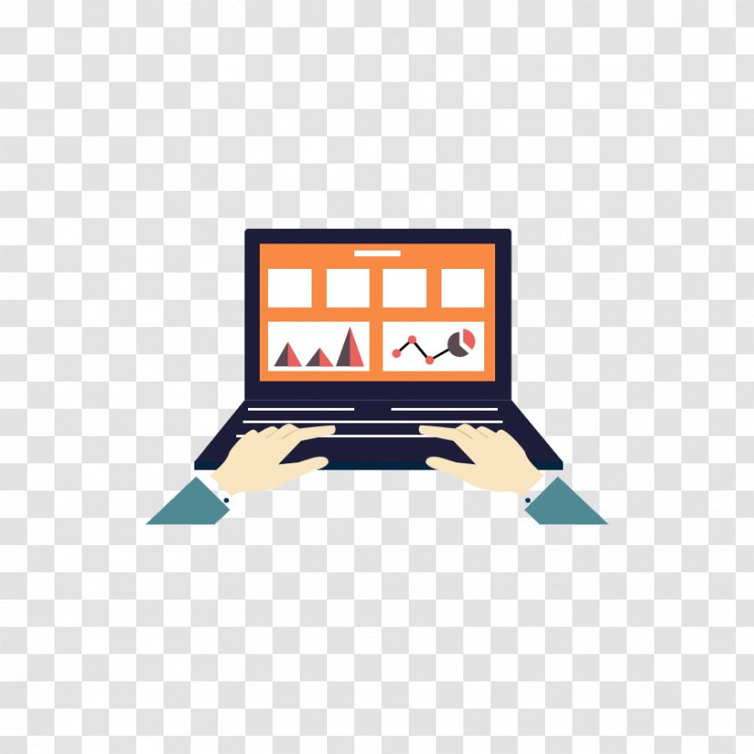 Digital Marketing Business Intelligence E-commerce - Technology - Hand Playing Computer Transparent PNG